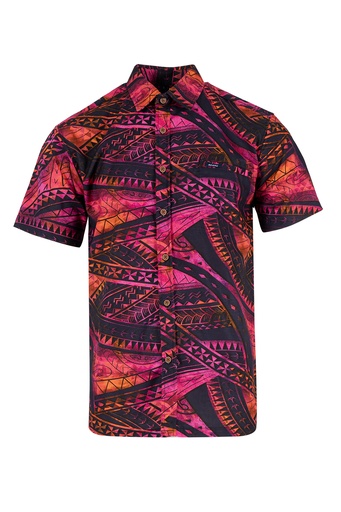 [SS4209] Akamu Mens Shrt Lusiana (S, Pink)
