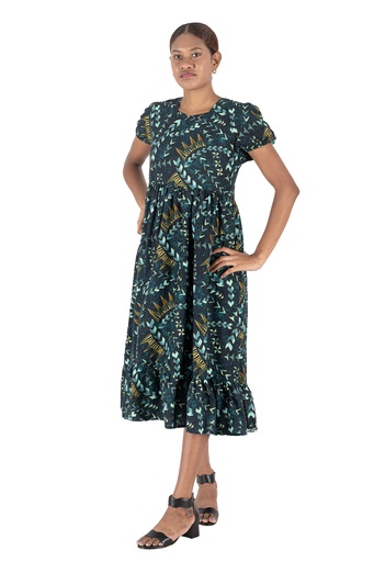 [LD4563] Tribal Ladies Sammi Dress - FB1772 (10, Jade)