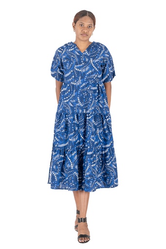 [LD4564] Tribal Ladies Delilah Dress - FB1773 (10, Blue)