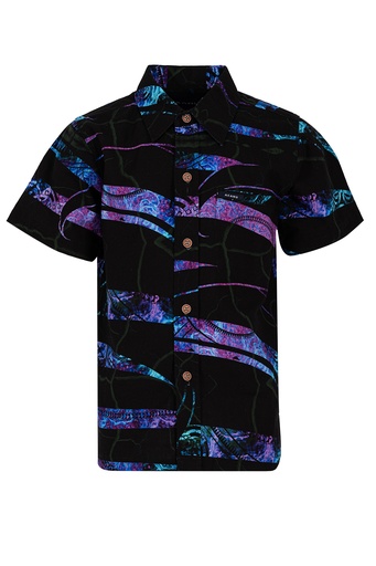 [SB2051] Akamu Boys Shirt Lulu (4, Black)