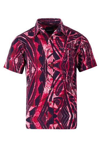 [SS4213] Akamu Mens Shirt Ovini (S, Pink)