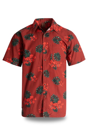 [SS4217] Senitoa Mens Shirt Elita (S, Maroon )