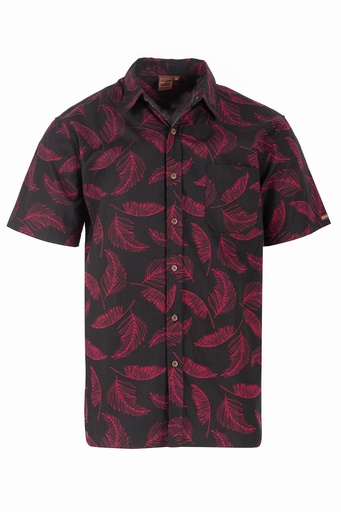 [SS4219] Senitoa Mens Shirt Kailani (S, Black)