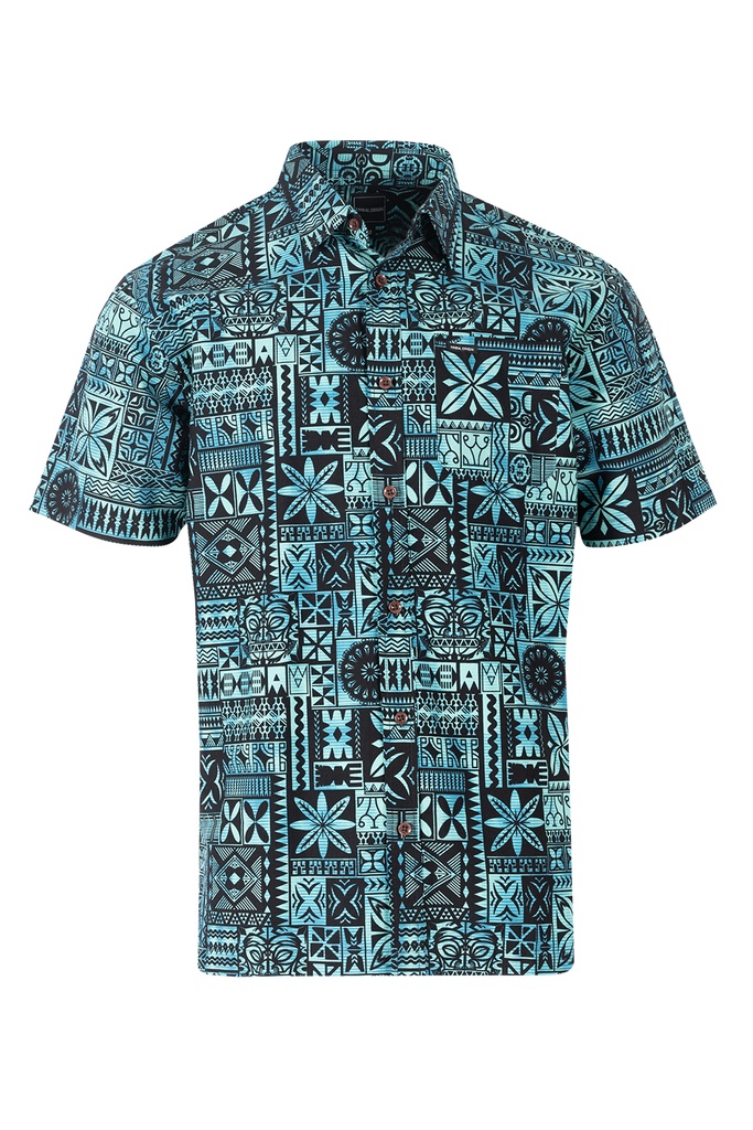Tribal Origin Mens Bula Shirt - FB1803