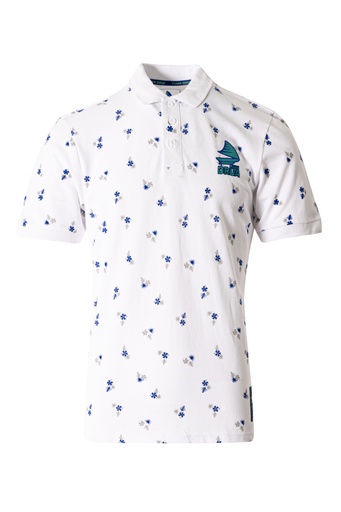 [PM556] Fijian Drua Mens Polo - Ovalau (S, White)