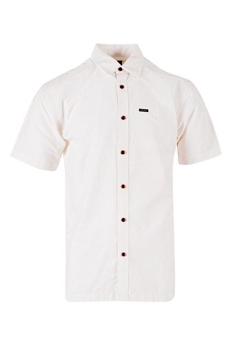 [SS4275] Tribal Mens Bula Shirt- FB1795 (S, White Wax)