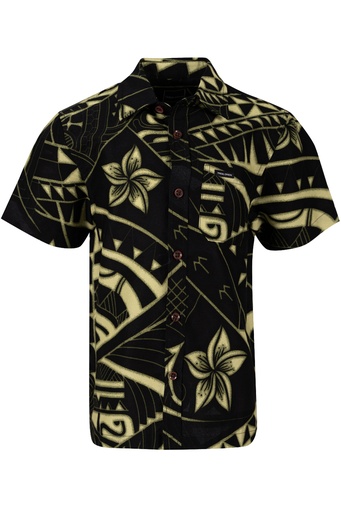 [SB2070] Tribal Boys Bula Shirt FB1799 (2, Lime Green)