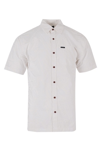 [SS4279] Tribal Mens Bula Shirt FB1800 (S, White Wax)