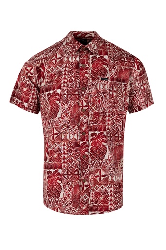 [SS4300] Cloudbreak Mens Printed Shirts - FB1831 (HAU-049) (XS, Red)