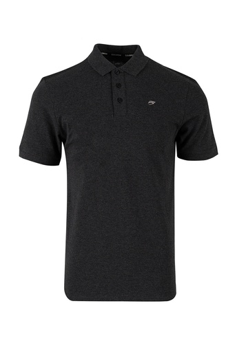 [PM563] Cloudbreak Mens Pique Polo - Wave (S, Charcoal Grey)