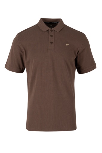 [PM563] Cloudbreak Mens Pique Polo - Wave (S, Truffle)