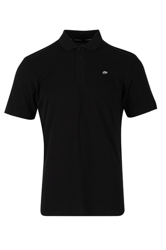 [PM563] Cloudbreak Mens Pique Polo - Wave (S, Black)