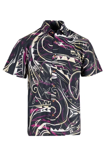 [SS4384] Akamu Mens Shirt Tawa (S, Goldrush)