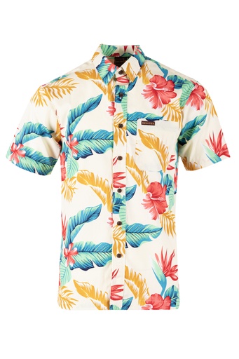 [SS4390] Senitoa Mens Bula Shirt- FB1788 (S, Beige)