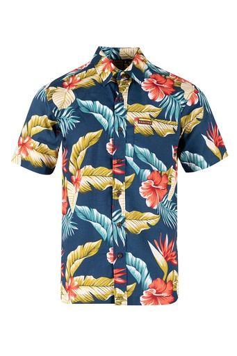 [SS4390] Senitoa Mens Bula Shirt- FB1788 (S, Teal)