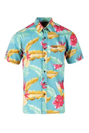 [SS4390] Senitoa Mens Bula Shirt- FB1788 (S, Jade)
