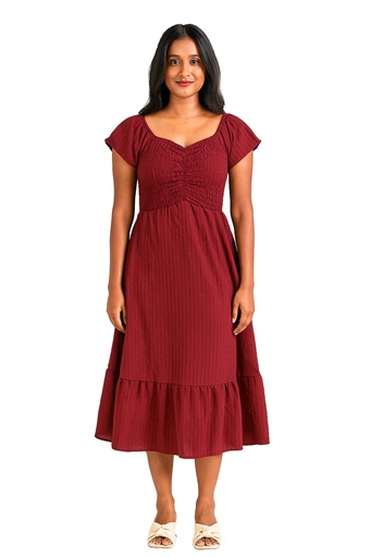 [LD5082] Nifty Soul Dress 10629 (8, Wine)
