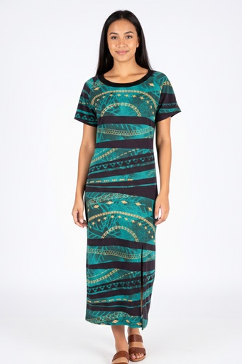 [LD5289] Akamu Clover Dress- Malua (8, Green)