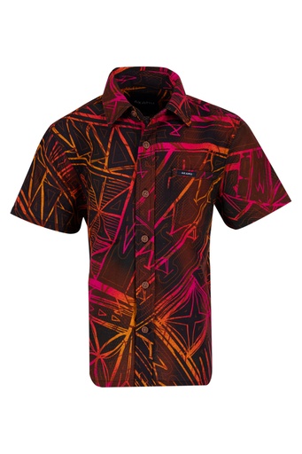 [SB2148] Akamu Boys Shirt - Volau (2, Larva)