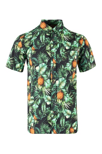 [SS4071] Senitoa Mens Relax Fit Shirt - Pineapple (S)
