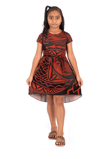 [LG1940] Tribal Origin Girls Maddie Dress FB1787 Fale
