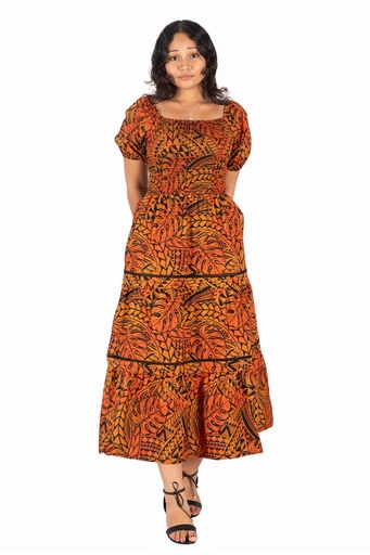 [LD4540] Tribal Origin Bella Smocking Dress FB1786 Kemai