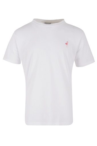 Dark Mens Relax Cvc Tees - Flamingo